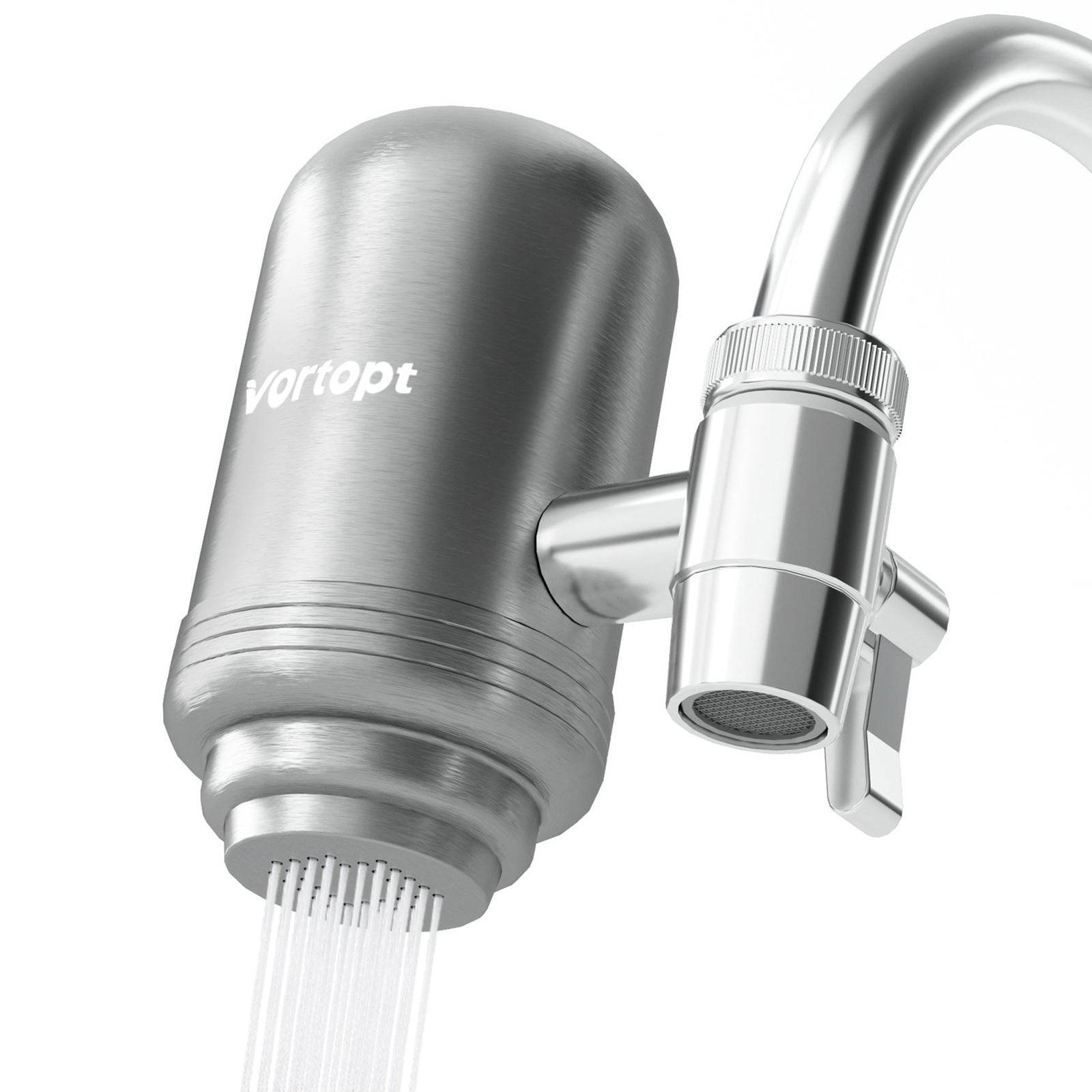 Household Kitchen Splash-proof Water Filter Chlorine Removal Activated Carbon Purification Water Filter