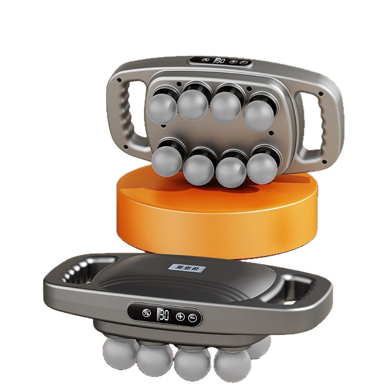 Cross-Border 16-Head Fascia Gun Multi-Head Massage Gun 50kg High-Definition Deep Muscle Massager Customized Chinese And English Version